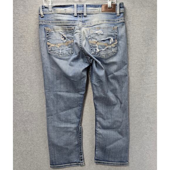 BKE Payton Cropped Jeans Size 30 - Picture 2 of 5